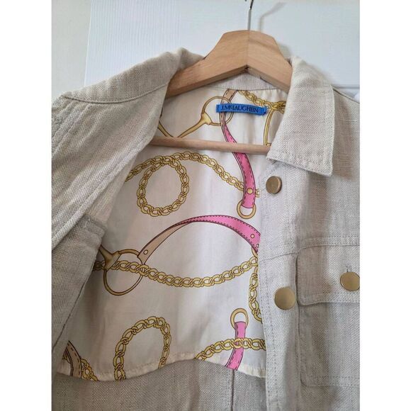J. McLaughlin Linen Jacket S - Picture 7 of 12